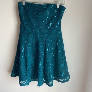 Strapless Mini Dress